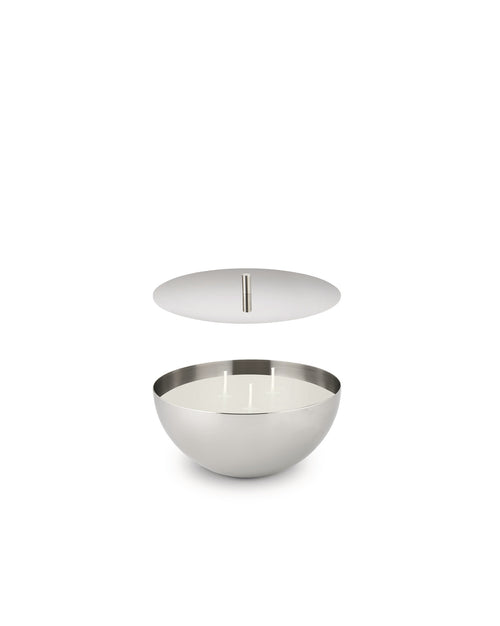 Rocc Marble Scented candle. Container with lid Alessi 2