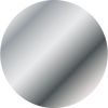 Circular grayscale gradient with diagonal light-to-dark transition, smooth metallic sheen.