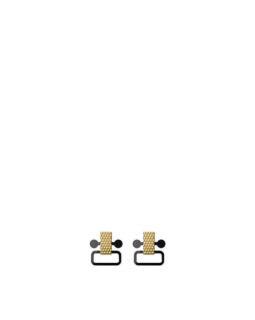 Edone Default Title Two earrings Alessi