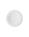 White plate by Alessi, a smooth round dish shown from above with a subtle shadow.