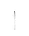 Shiny silver stainless steel spreader by Alessi, featuring a pointed, elongated scoop head.
