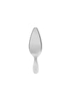 Silver stainless steel cake server by Alessi, featuring a sleek and modern design.