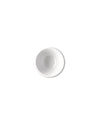 White ceramic bowl by Alessi, shown from a top-down view with a soft shadow.