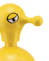 Yellow Mr. Cold by Alessi, a character figurine with a bold eye and a long, rounded nose.