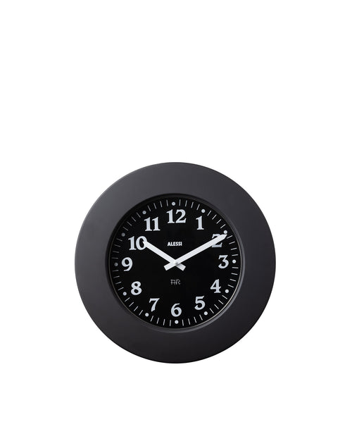 Momento negro Reloj de pared Alessi