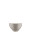 Light grey ceramic bowl by Alessi with a matte finish and minimalist design.