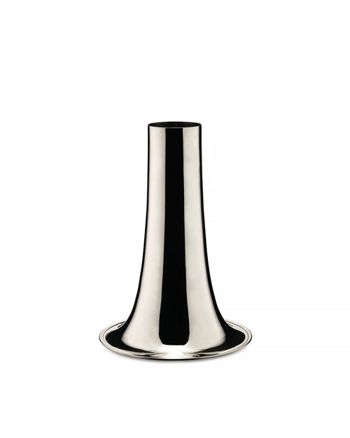 Trumpet versilbertes Messing Blumenvase Alessi